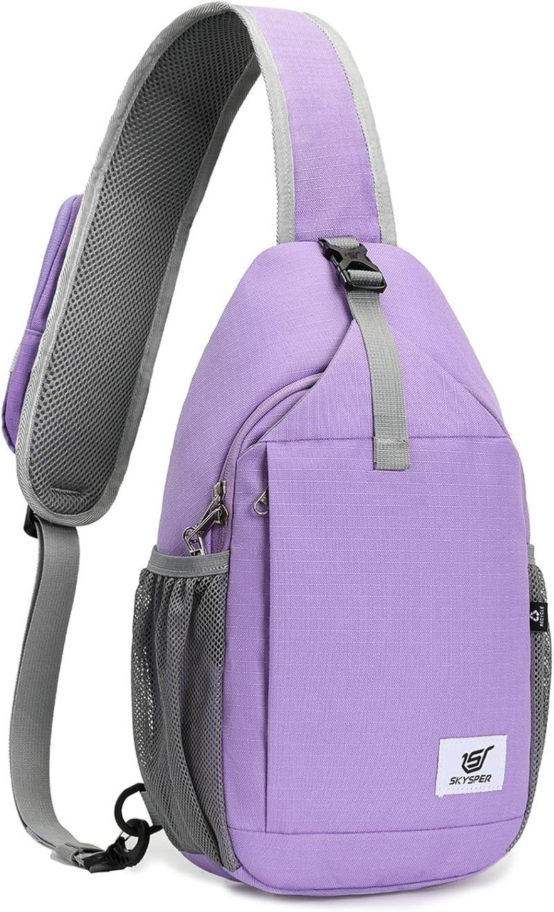 SKYSPER Sling Bag RFID Cross Body Bag Recycled Crossbody Backpack Travel Daypack - Image 1